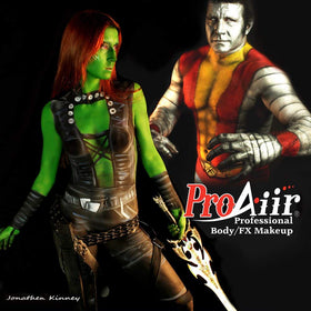 ShowOffs ProAiir color swatches in white for versatile body art
