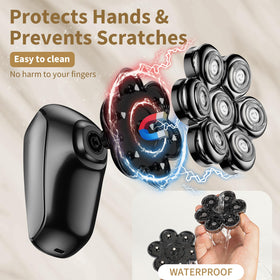 SHPAVVER 7D floating rotary head for close, efficient passes