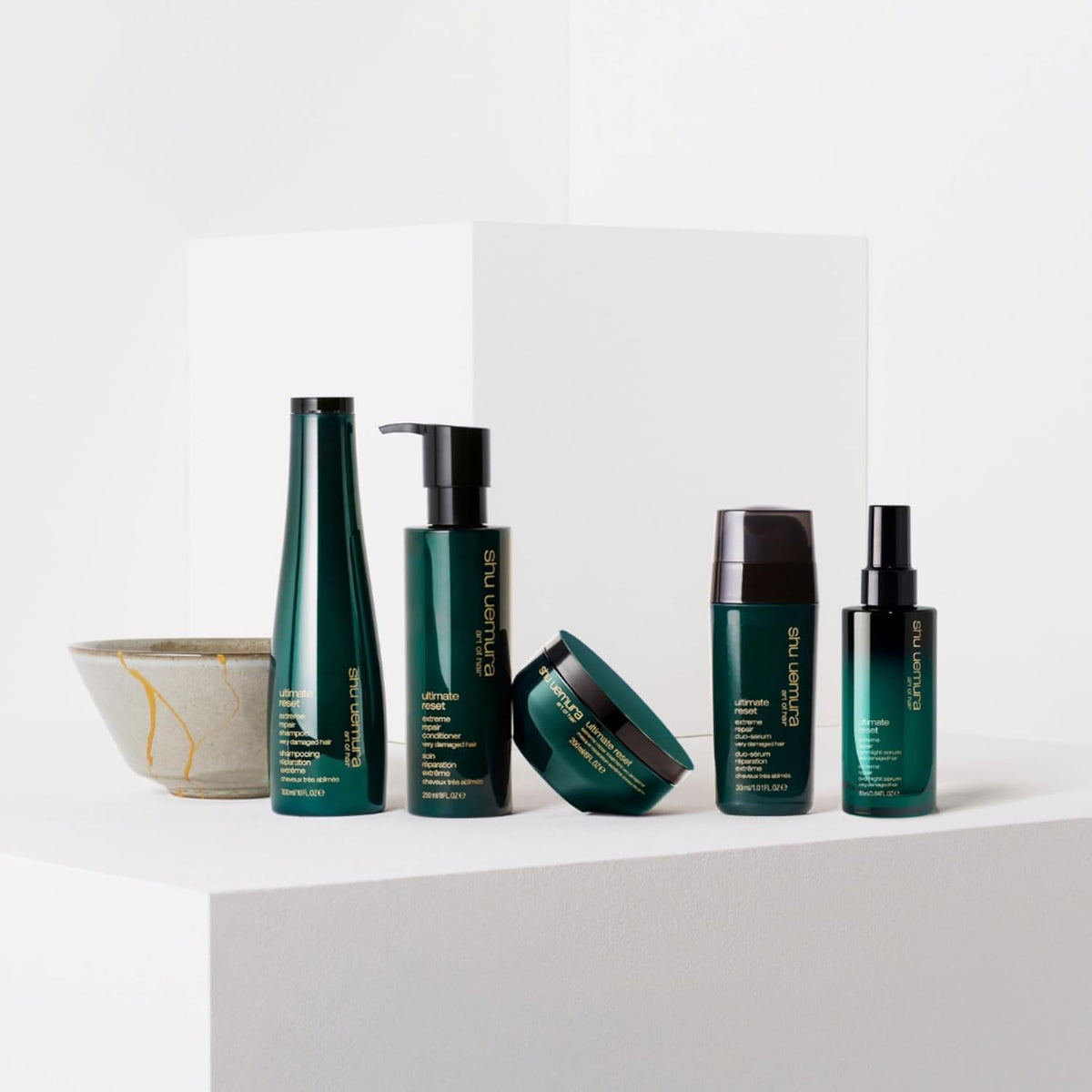 Morning shine after overnight repair makes styling easy and hair feel silky.