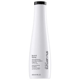 shu uemura art of hair Izumi Tonic shampoo bottle pour highlights hydrating formula for damaged hair