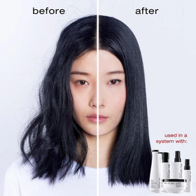 shu uemura art of hair Izumi Tonic lather in hand demonstrates cleansing and hair refreshment
