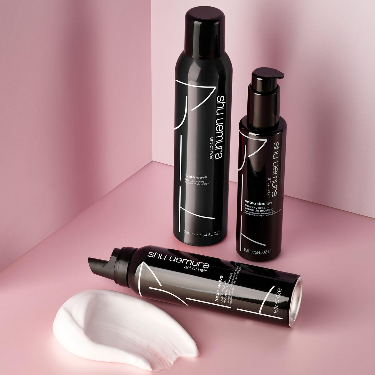 Kaze Wave heat protection visual, shield against styling heat.