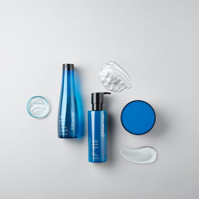 shu uemura art of hair Muroto Volume packaging highlights color-safe formula for daily use
