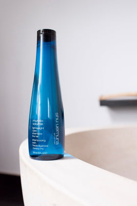 shu uemura art of hair muroto volume shampoo finished style with bounce