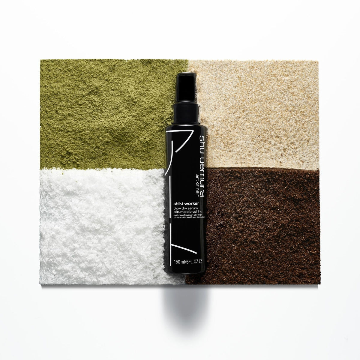 Shu Uemura Art of Hair Shiki Worker delivers radiant finish and silkiness.