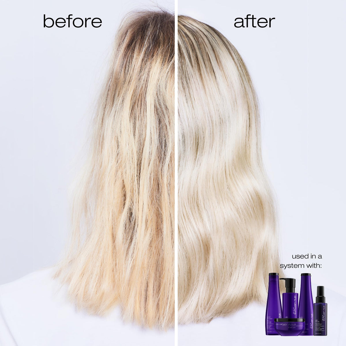 Application scene showing conditioner being dispensed for even coverage.