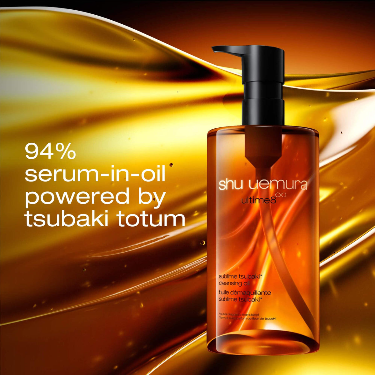 Silky formula close-up highlighting luxurious texture and premium ingredients