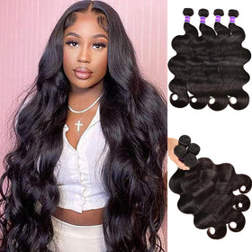Shuangya Hair body wave bundle 20inch for seamless sew-in looks