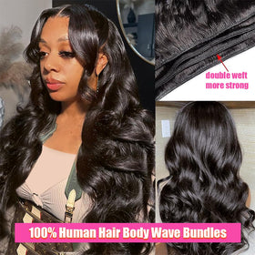 Shuangya Hair body wave bundle 22inch adds natural volume