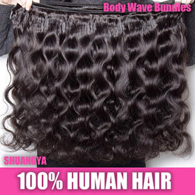 Shuangya Hair body wave bundle 24inch for versatile styling options