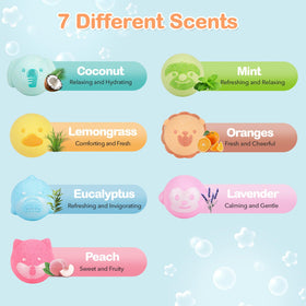 SHUCHING colorful water scene demonstrates a soothing, spa-like ambience for kids