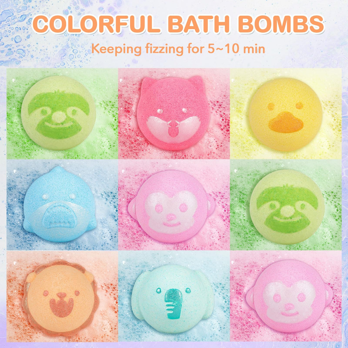 SHUCHING kids enjoy tub time with bubbles and gentle aromas