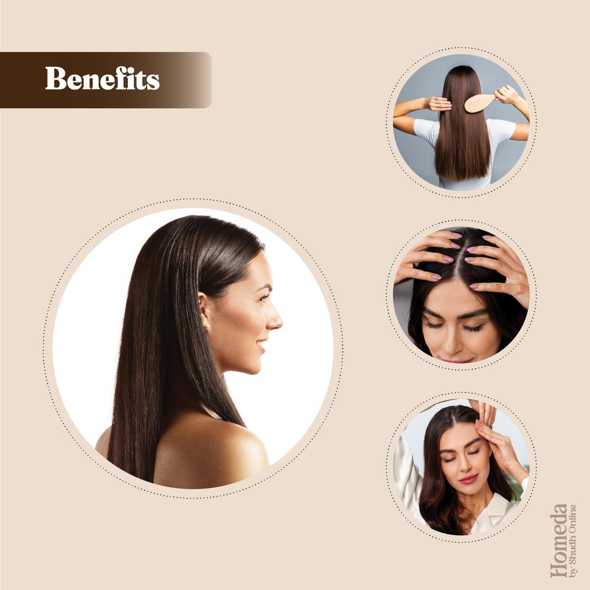 Shudh Online bhringraj hair pack — promotes shine and gentle conditioning.