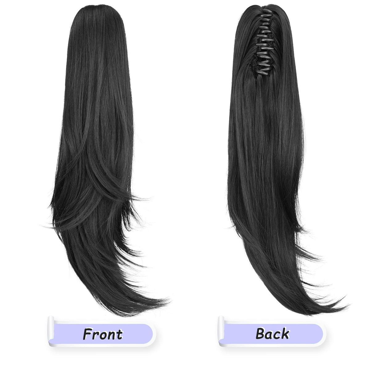 ShulaSHOP Heat-resistant synthetic ponytail ready for light styling