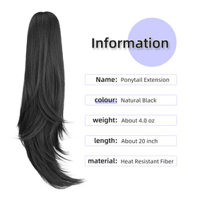 ShulaSHOP Synthetic ponytail with soft fibers for daily wear