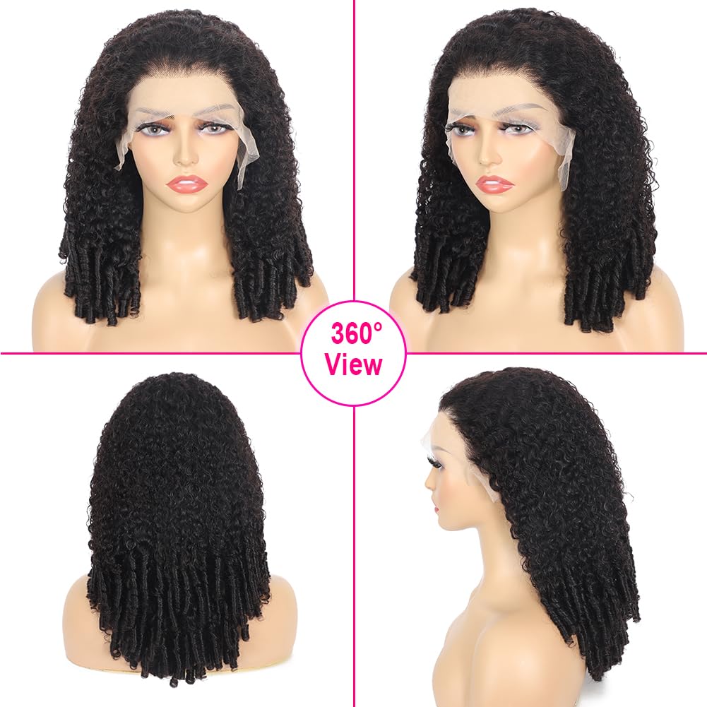 SHUNHUIXC 13x6 HD lace front water wave wig offers versatile styling options.