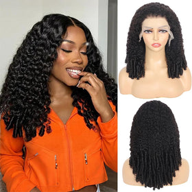 SHUNHUIXC Burmese Curly Wig 22 inch front lace blends naturally for daily wear.