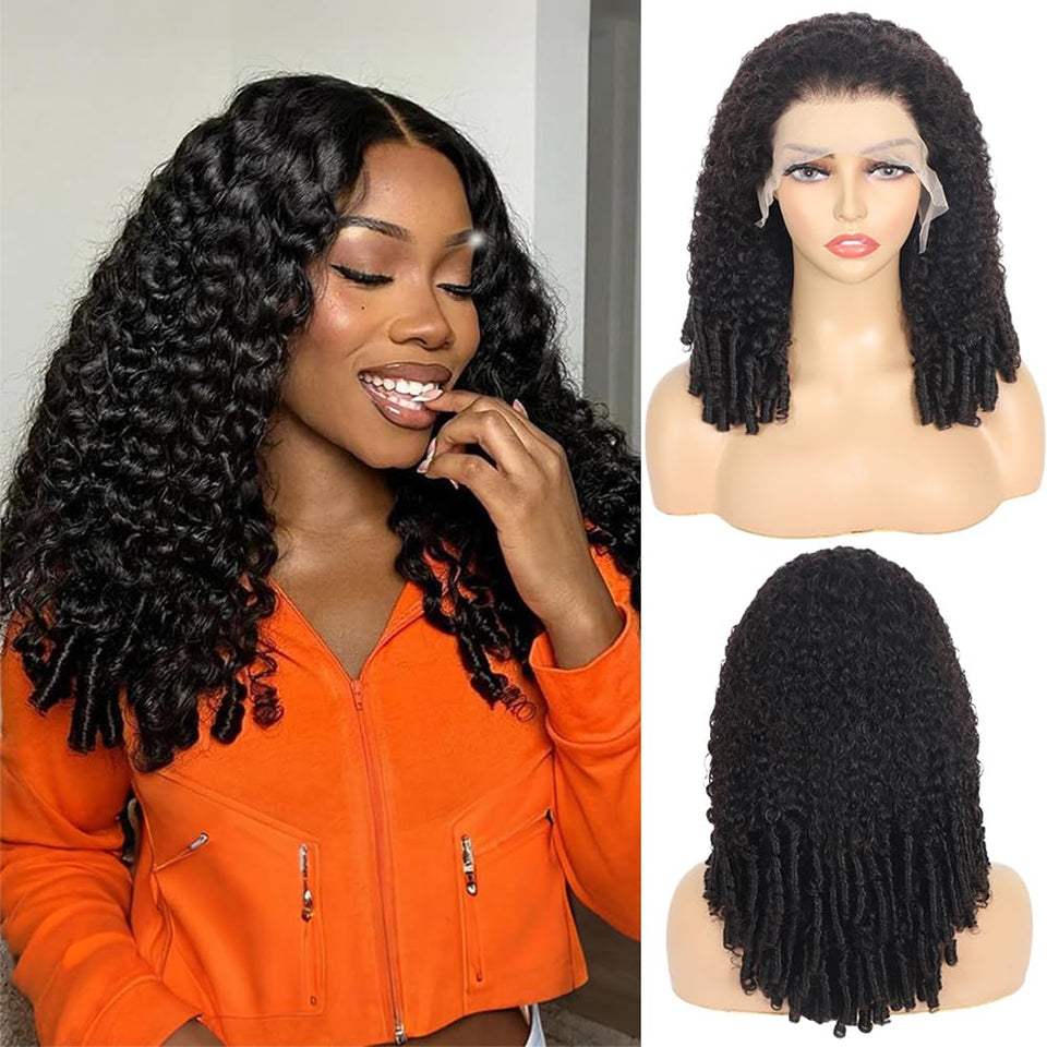 SHUNHUIXC Burmese Curly Wig 22 inch front lace blends naturally for daily wear.