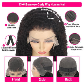 SHUNHUIXC Spiral curl ends add volume and a natural-looking bounce.