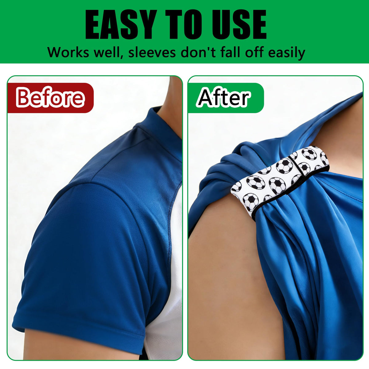 Shupakul sleeve holders in action during sports training