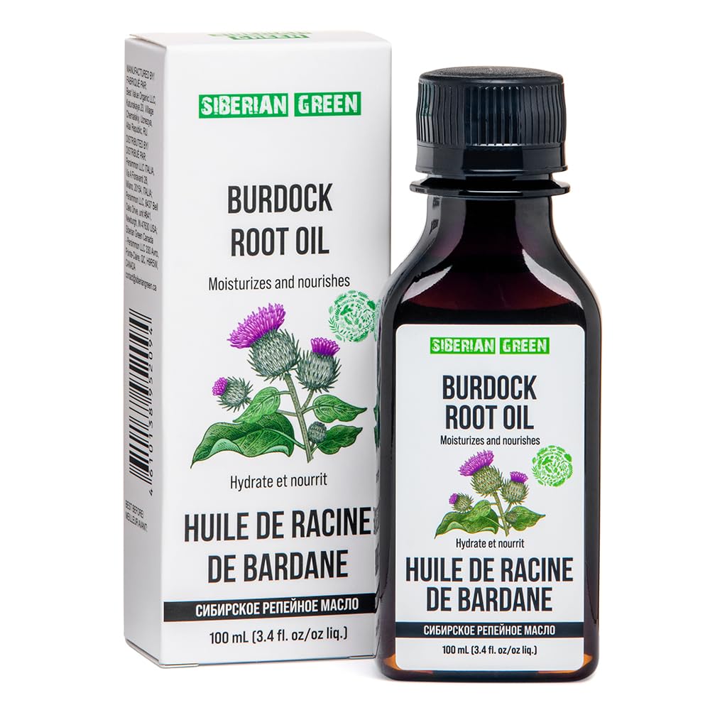 Oil on hair roots and lengths supports shine and vitality.