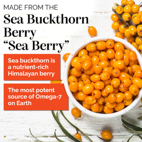 Sibu Sea Buckthorn cleanser lather close-up for deep cleansing without dryness.