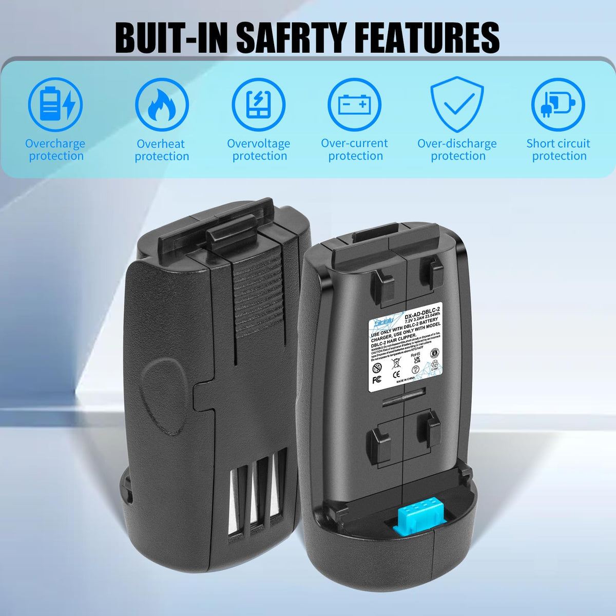 Sicimly DBLC-2 fits the original charger for seamless use