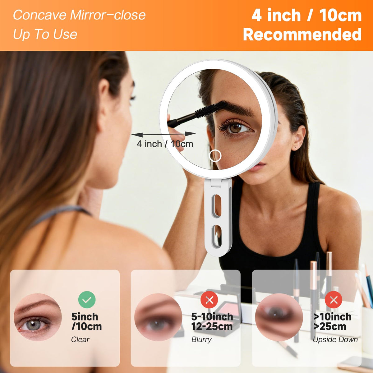 Sicotool 10X magnification for detailed brow and eyeliner work