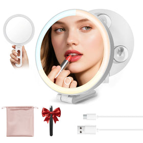 Sicotool travel makeup mirror with lights for on-the-go makeup