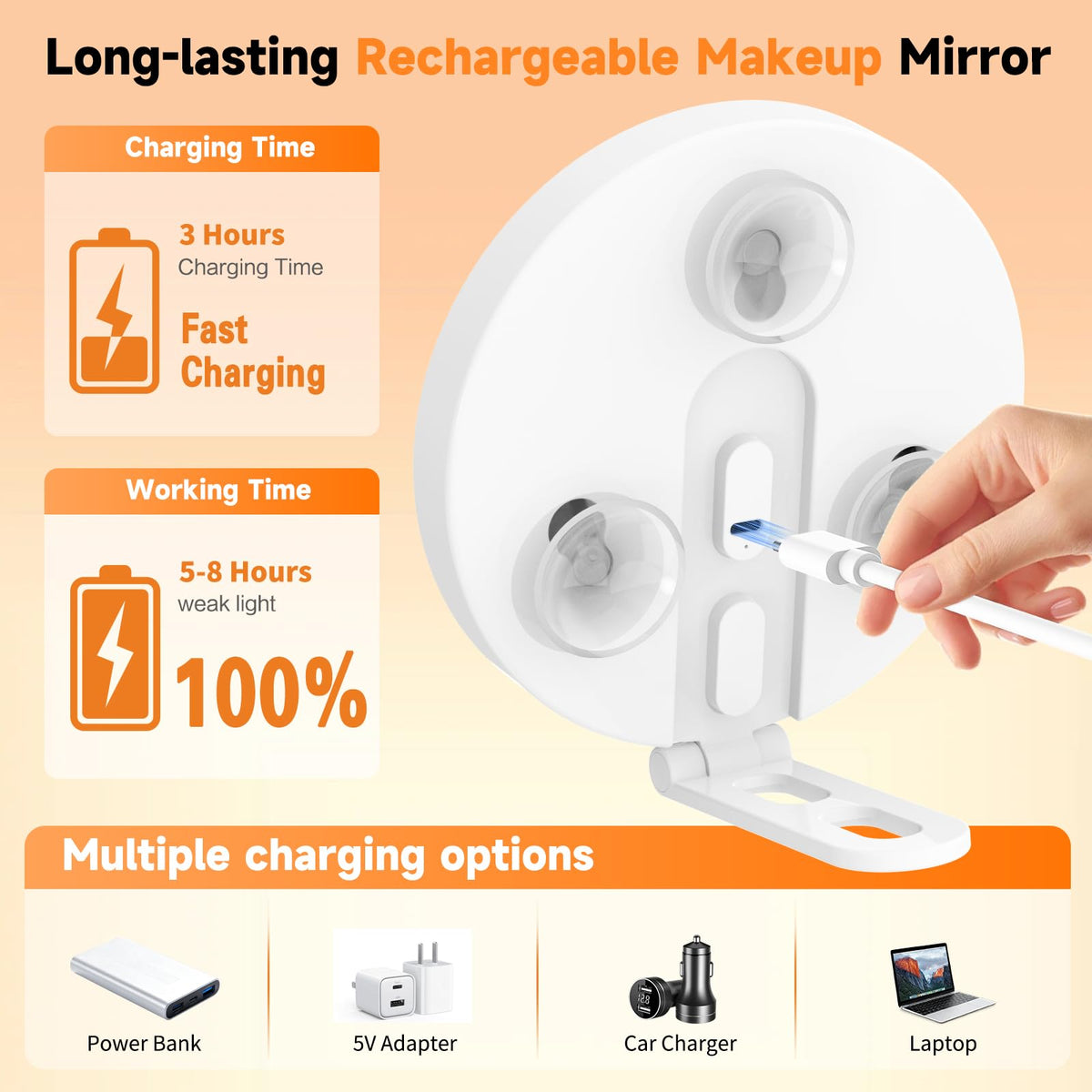 Sicotool compact and portable mirror fits easily in a bag