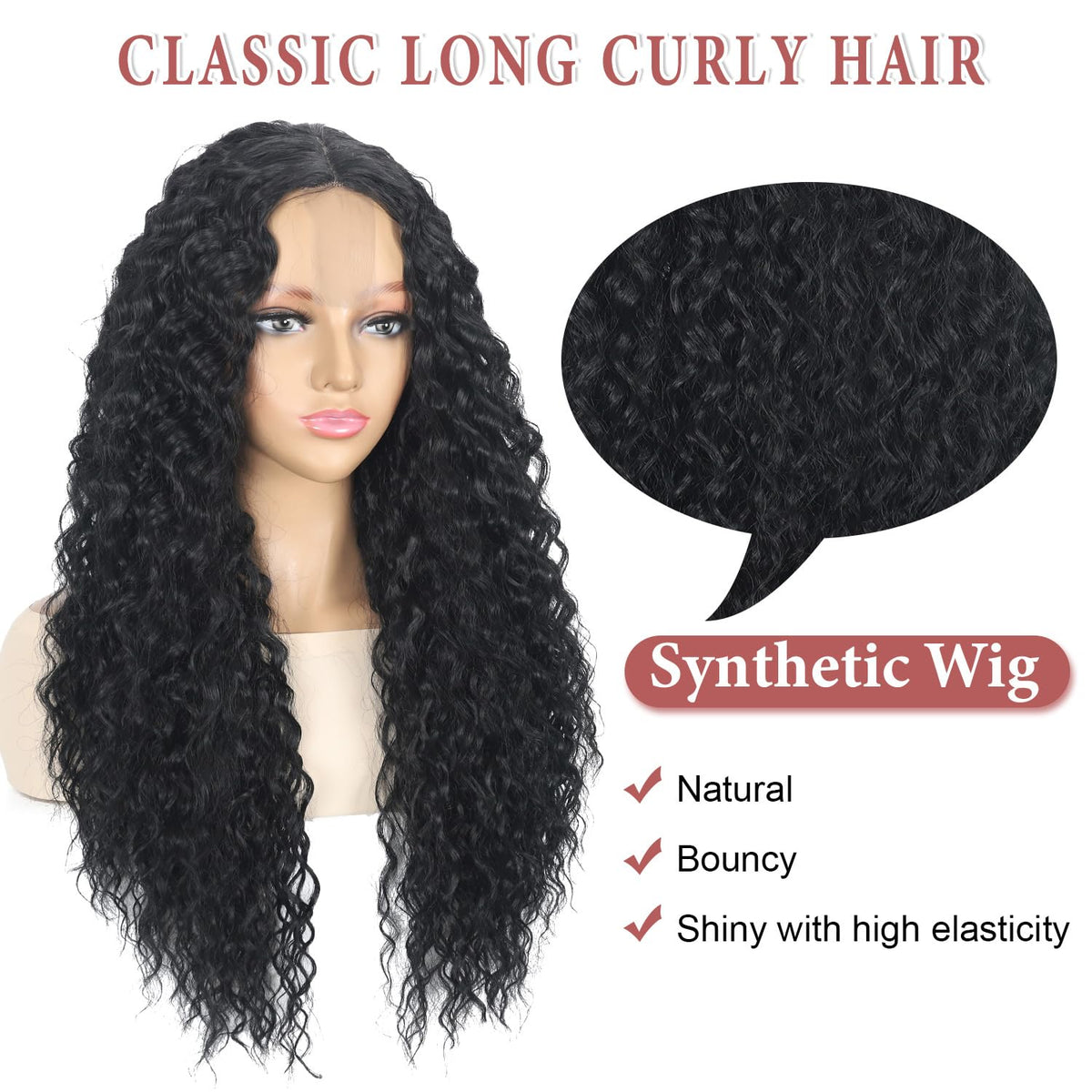 Siddiuop curly wig full-volume look for party-ready styling