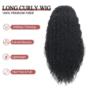 Siddiuop curly wig standard cap ensuring comfortable fit