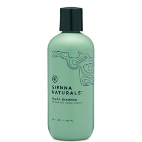 Sienna Naturals HAPI Shampoo bottle showing sulfate-free formula for gentle cleansing