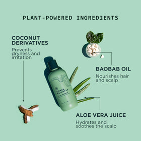 Sienna Naturals HAPI Shampoo foamy-lather conveying luxurious cleansing experience