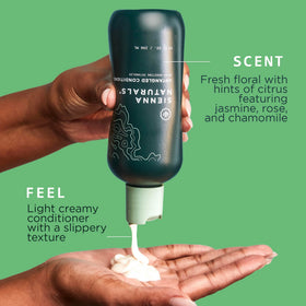 Sienna Naturals Untangled Conditioner detangling close-up shows knot-free, smooth lengths