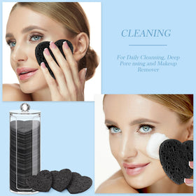 Sieral makeup-removal sponge pad for easy cleansing and makeup removal.