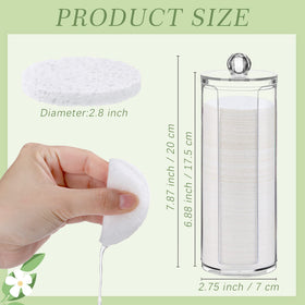 Sieral soft round facial sponge close-up showing gentle texture.