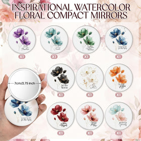 Sieral compact mirror with pocket-friendly size for on-the-go touch-ups.