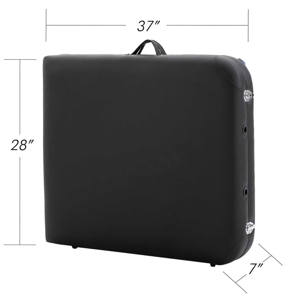 Sierra Comfort SC-901 PU leather upholstery resists moisture for easy cleaning.