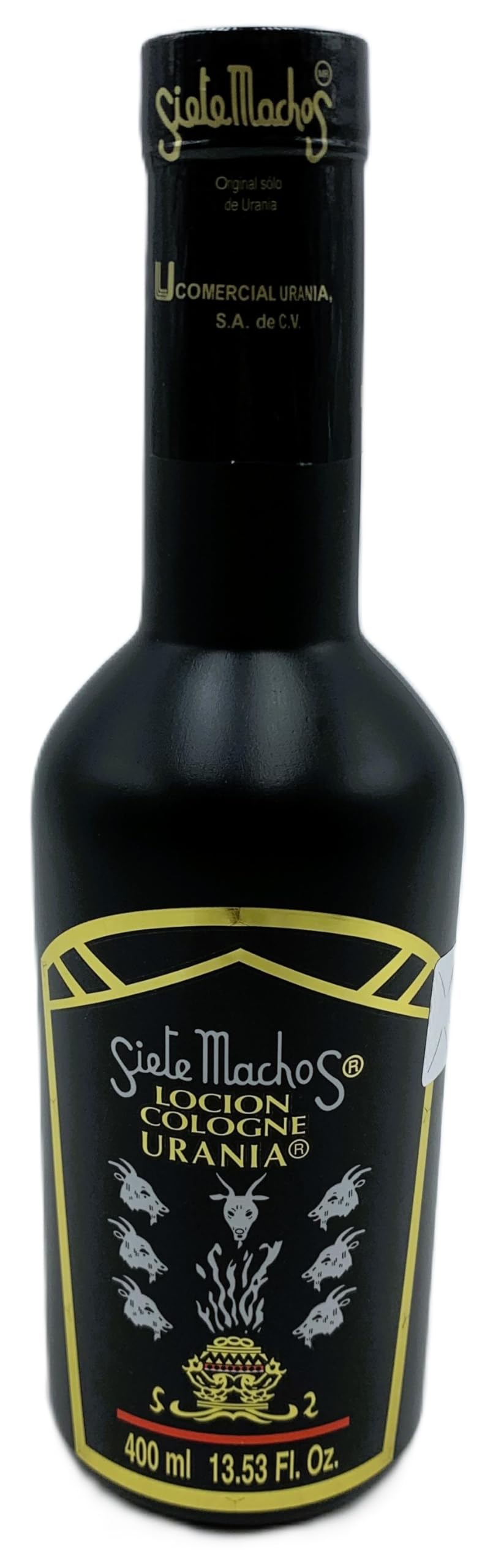 Siete Machos URANIA Original Cologne bottle shown for daily masculine scent