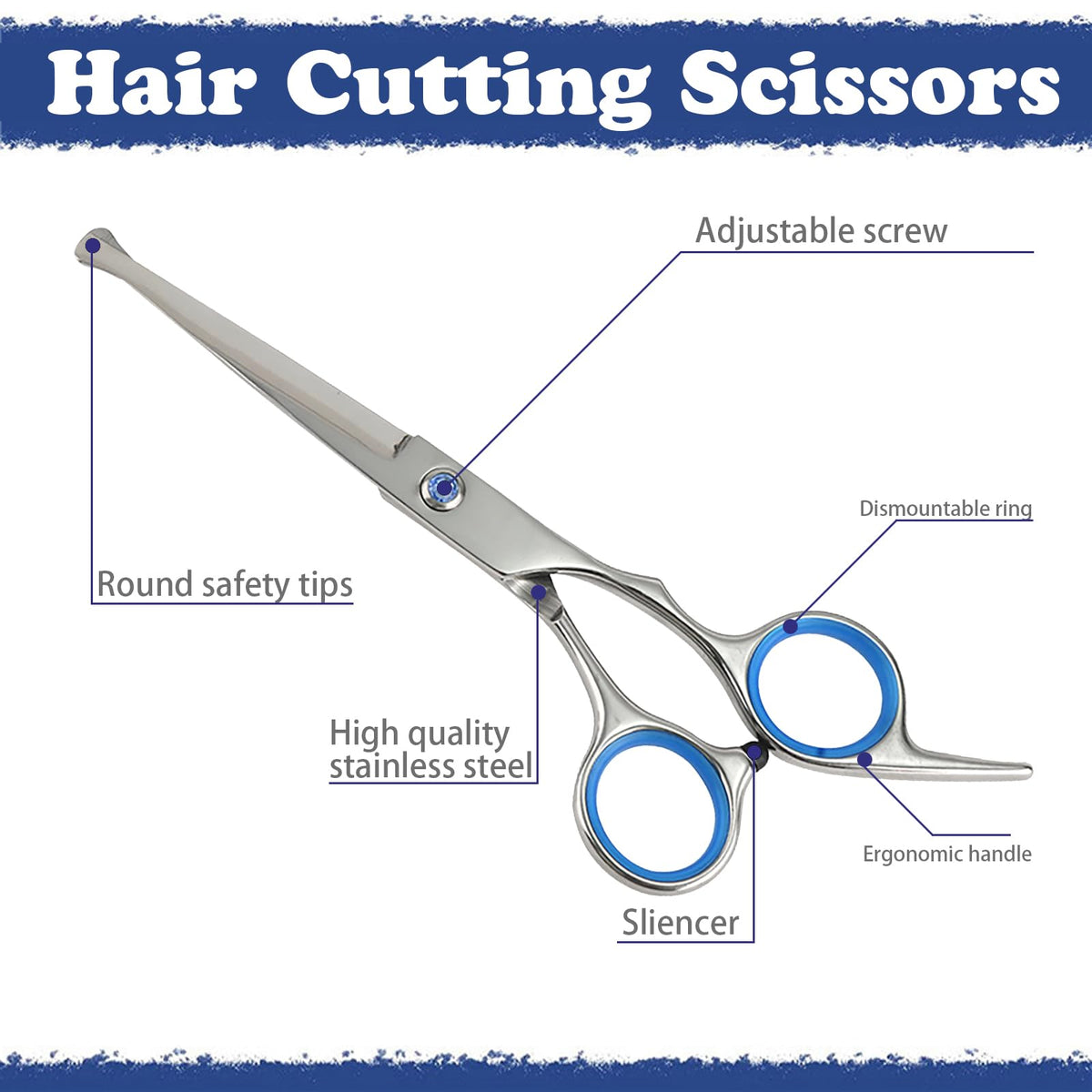 Sievic thinning shears offering subtle texture for layered styles at home.