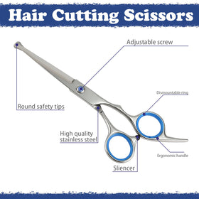 Sievic thinning shears offering subtle texture for layered styles at home.