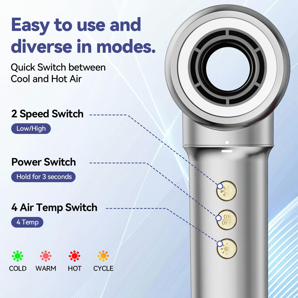SIGBOT volumizing round brush creates root lift and volume.