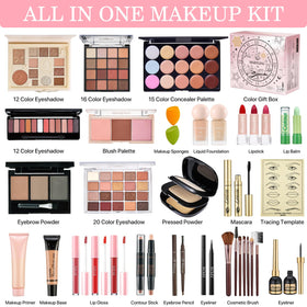 SIGHTLING makeup kit open-face palette displays vibrant colors for versatile daily looks.