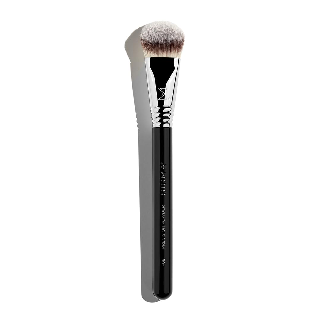 Sigma Beauty F08 precision powder brush under-eye setting for targeted application