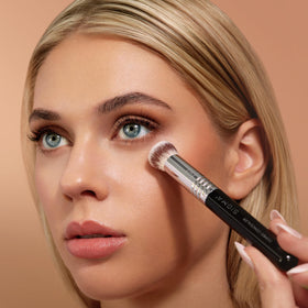 Sigma Beauty F26 domed concealer brush uses vegan fibers for skin-friendly makeup