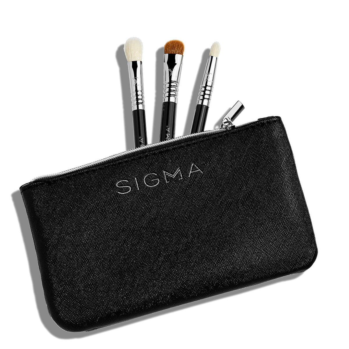 Sigma Beauty Glam N Glow brush bristles close-up showing vegan fibers