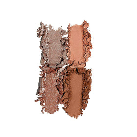 Sigma Beauty Peach Pie Eyeshadow Quad offers buttery-soft texture for easy blending.