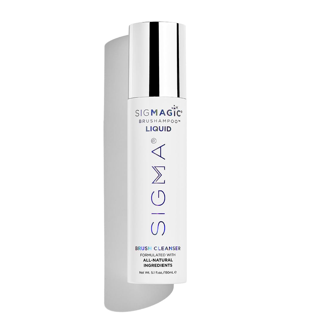 Sigma Beauty Sigmagic Brushampoo Liquid bottle for deep-cleaning makeup brushes and sponges