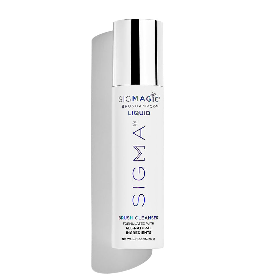 Sigma Beauty Sigmagic Brushampoo Liquid bottle for deep-cleaning makeup brushes and sponges